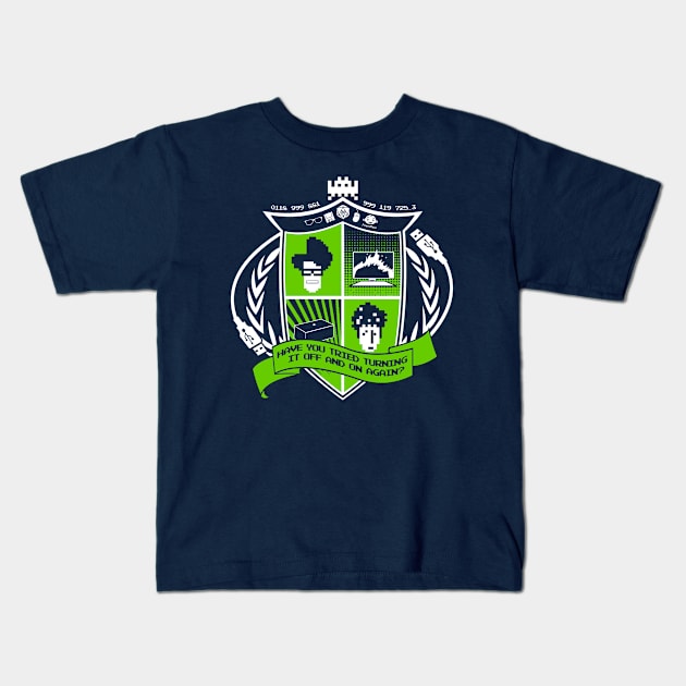 IT Crest Kids T-Shirt by TomTrager